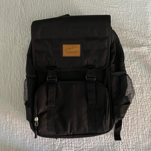 Avalanche Handbags - Black Avalanche Backpack